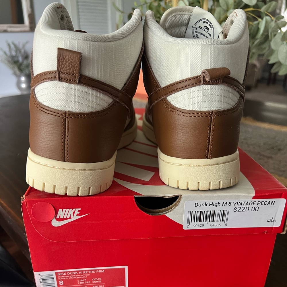 Nike Dunk High Retro Vintage Pecan - Picture 2 of 6